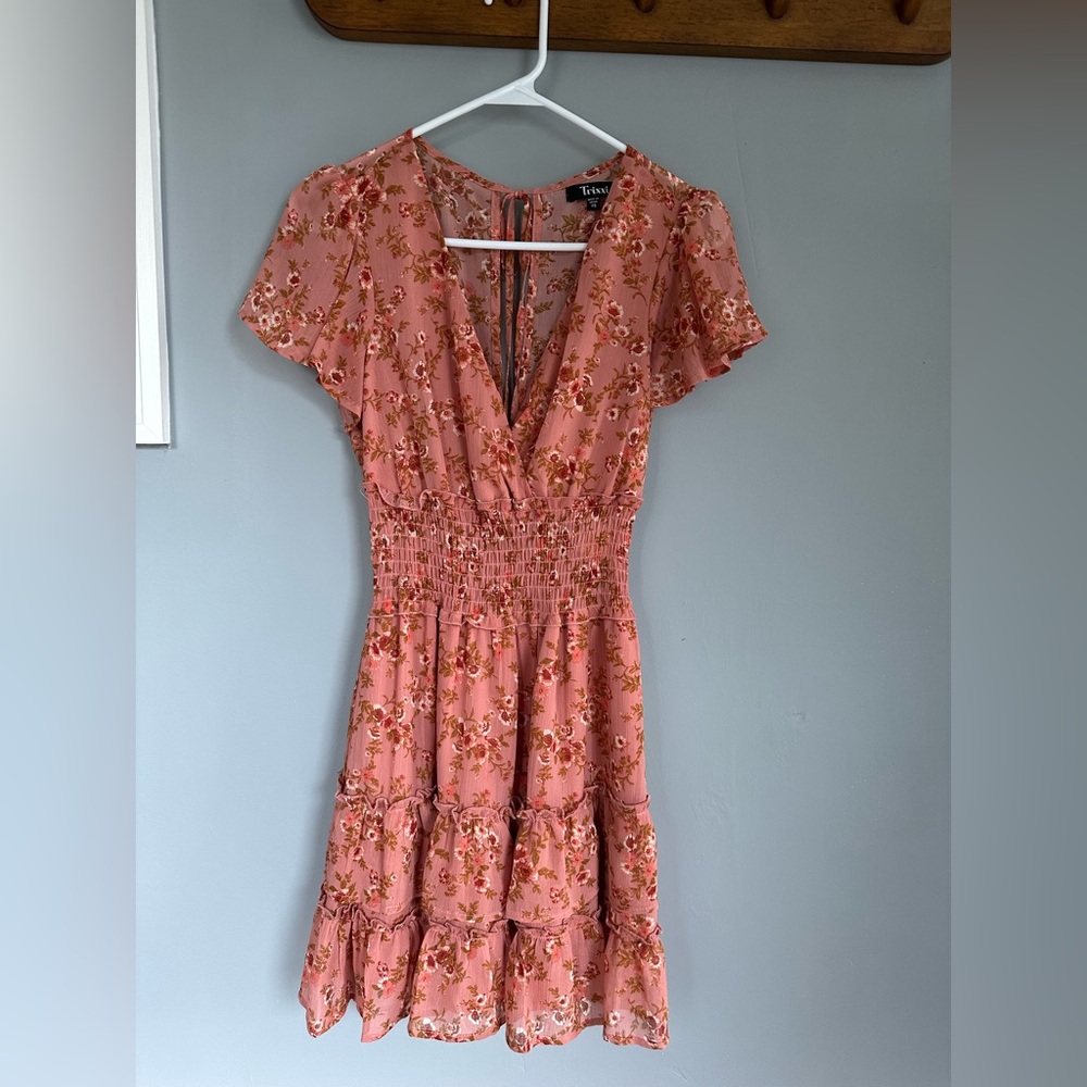 NWT - Floral Pink Dress by Trixxi